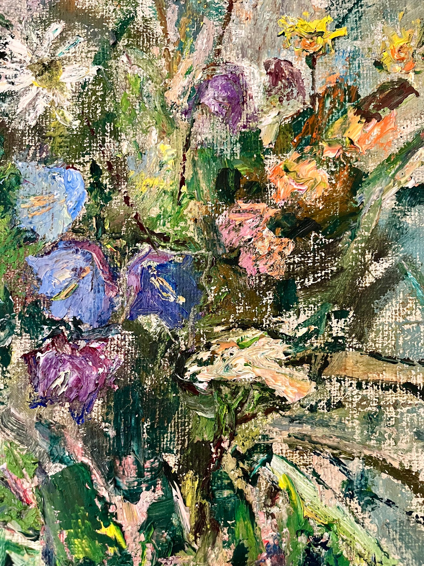 Floral Still Life on Chair