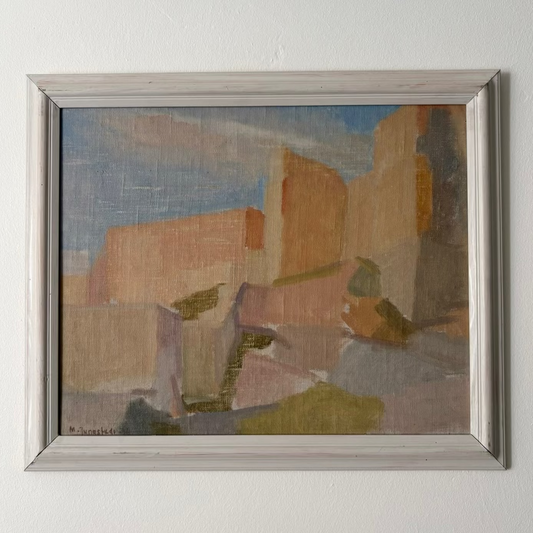 Oil on panel by Matts Jungstedt (1924-2024). Framed Signed and dated 1954.